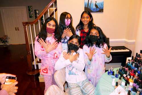 Kids Spa Birthday Party For Malli