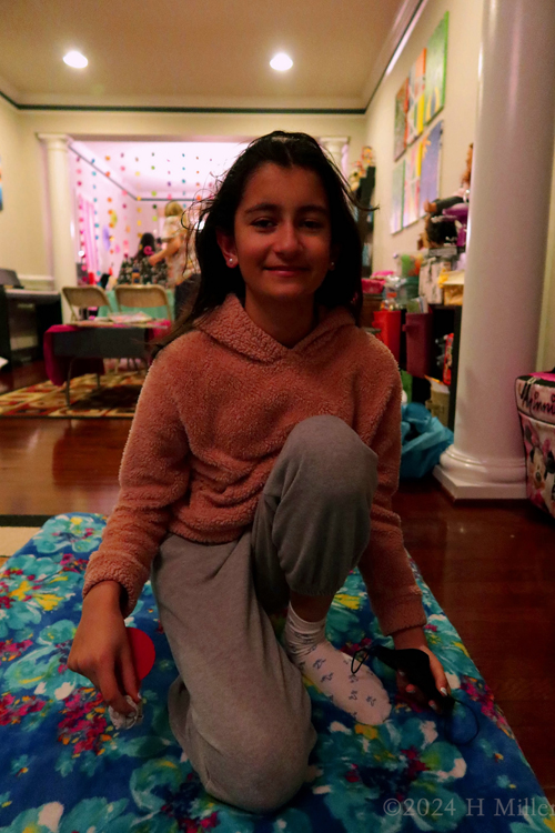 Kids Spa Birthday Party For Malli