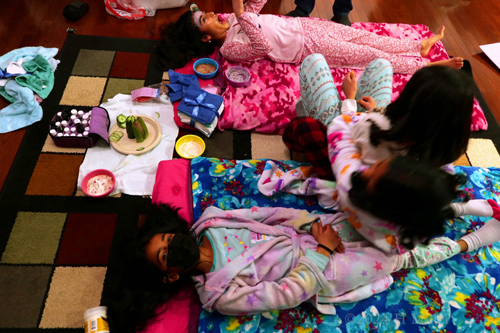 Kids Spa Birthday Party For Malli!