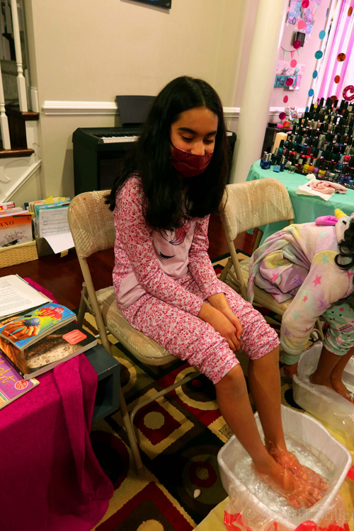 Kids Spa Birthday Party For Malli! Kids Spa Birthday Party For Malli!