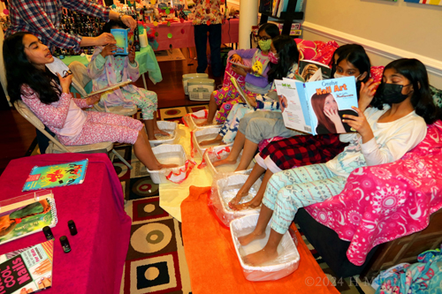 Kids Spa Birthday Party For Malli!