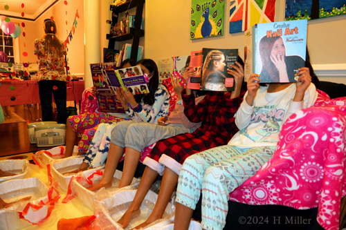 Kids Spa Birthday Party For Malli! Kids Spa Birthday Party For Malli!