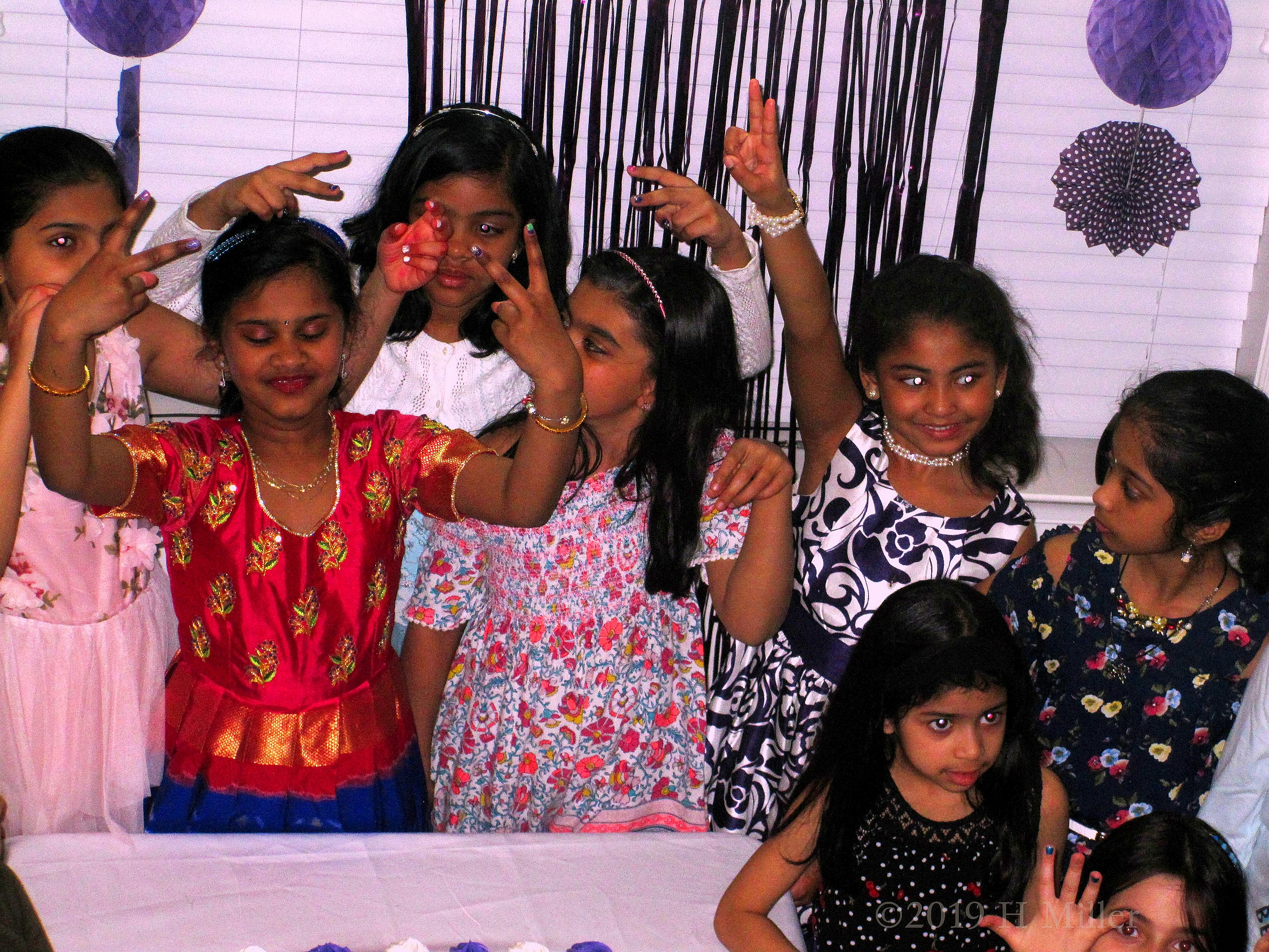 Manogna Is Having Fun Taking A Group Photo With The Party Guests Manogna Is Having Fun Taking A Group Photo With The Party Guests