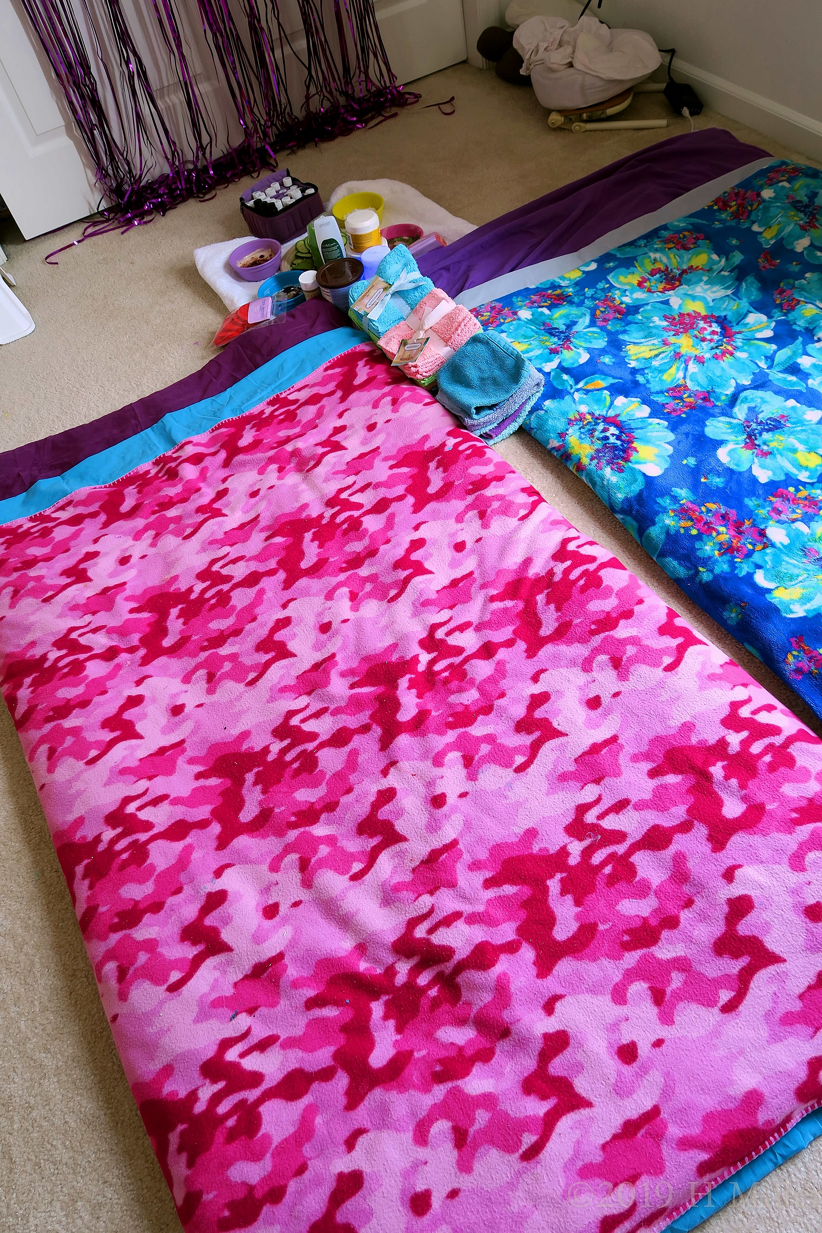 Pink And Blue Kids Spa Mats Pink And Blue Kids Spa Mats