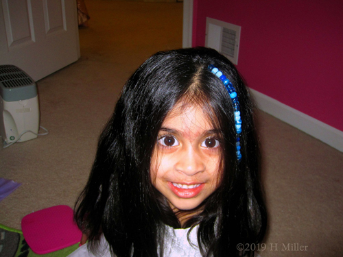 Amazing Kids Hairstyle! Her Hair Looks Perfect With The Cute Beads