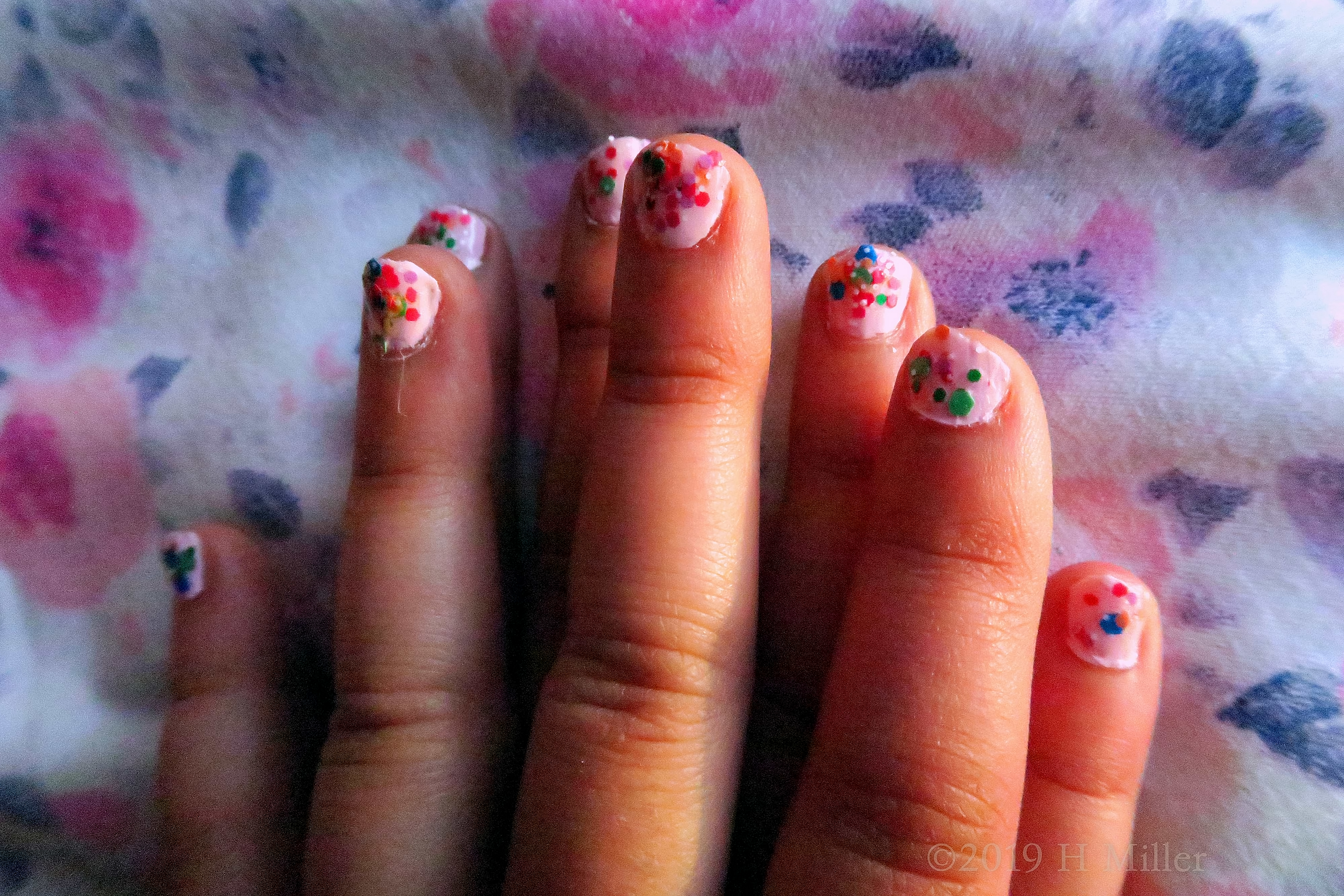 A Close Up Of This Cool Manicure For Kids! A Close Up Of This Cool Manicure For Kids!