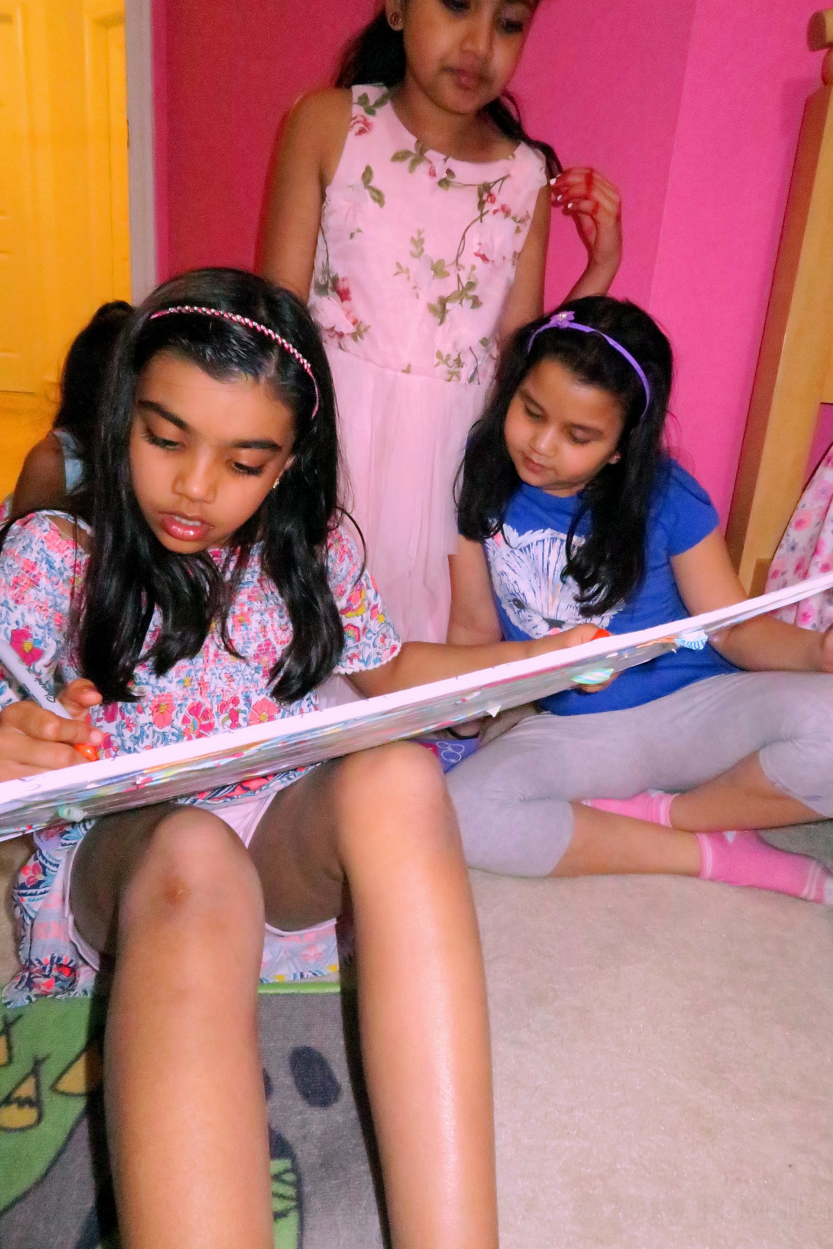 Guests Are Writing Their Wishes For Manogna Guests Are Writing Their Wishes For Manogna