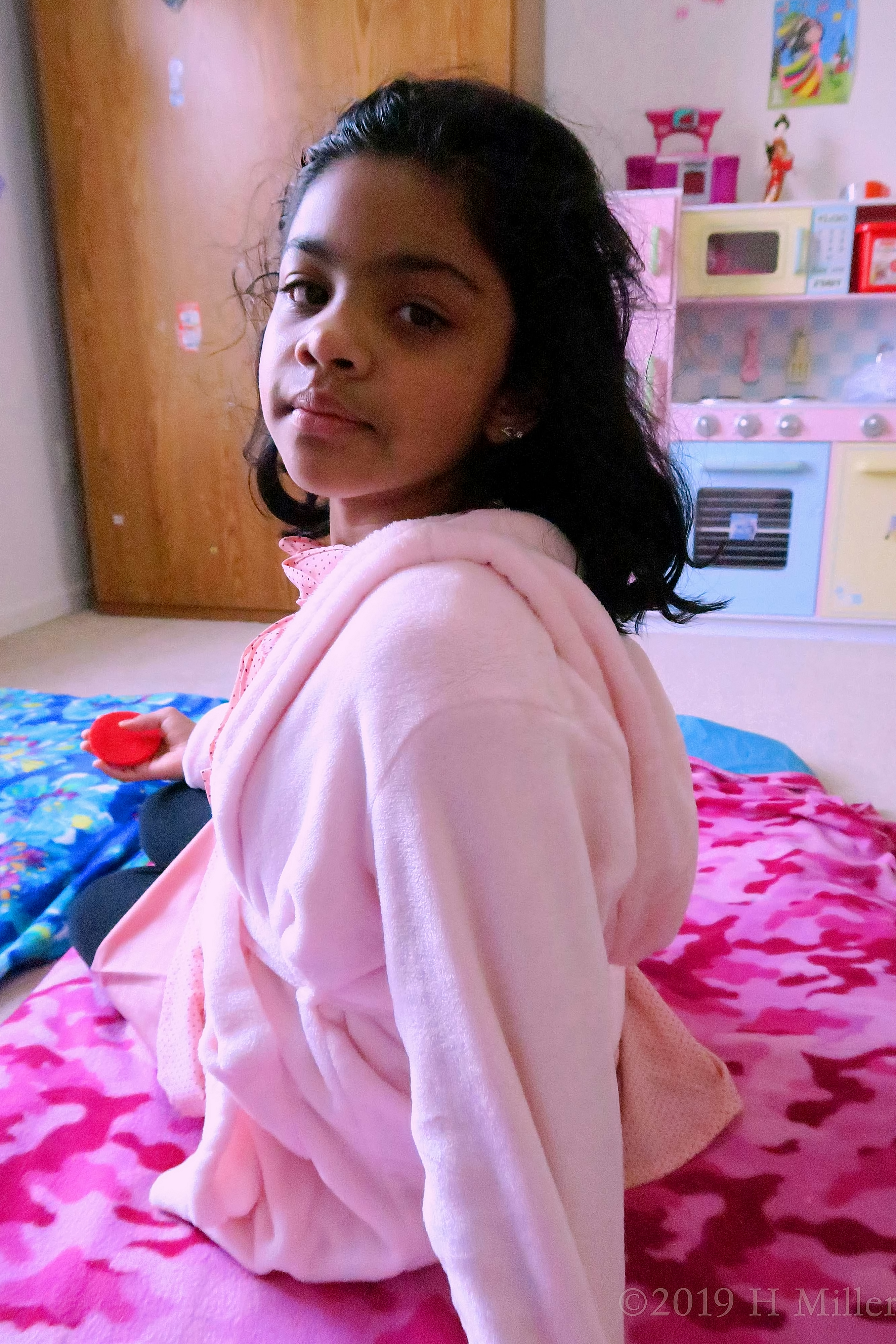 Party Guest Poses To Take A Photo After Her Spa Treatment Party Guest Poses To Take A Photo After Her Spa Treatment