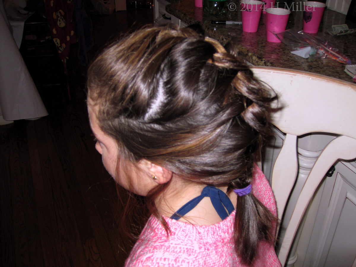 Fishtail Braid Profile View 