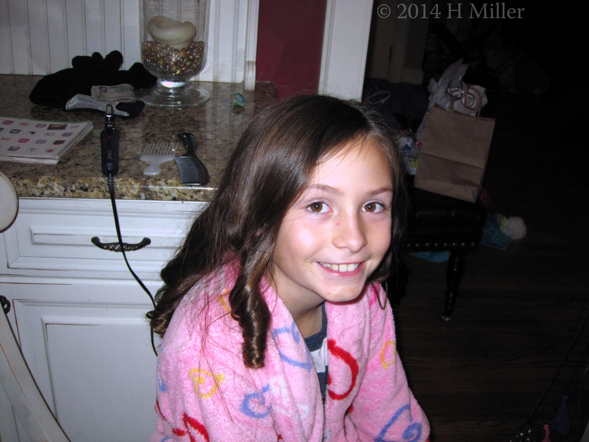 Kids Home Spa Party Hair Styling Curls 