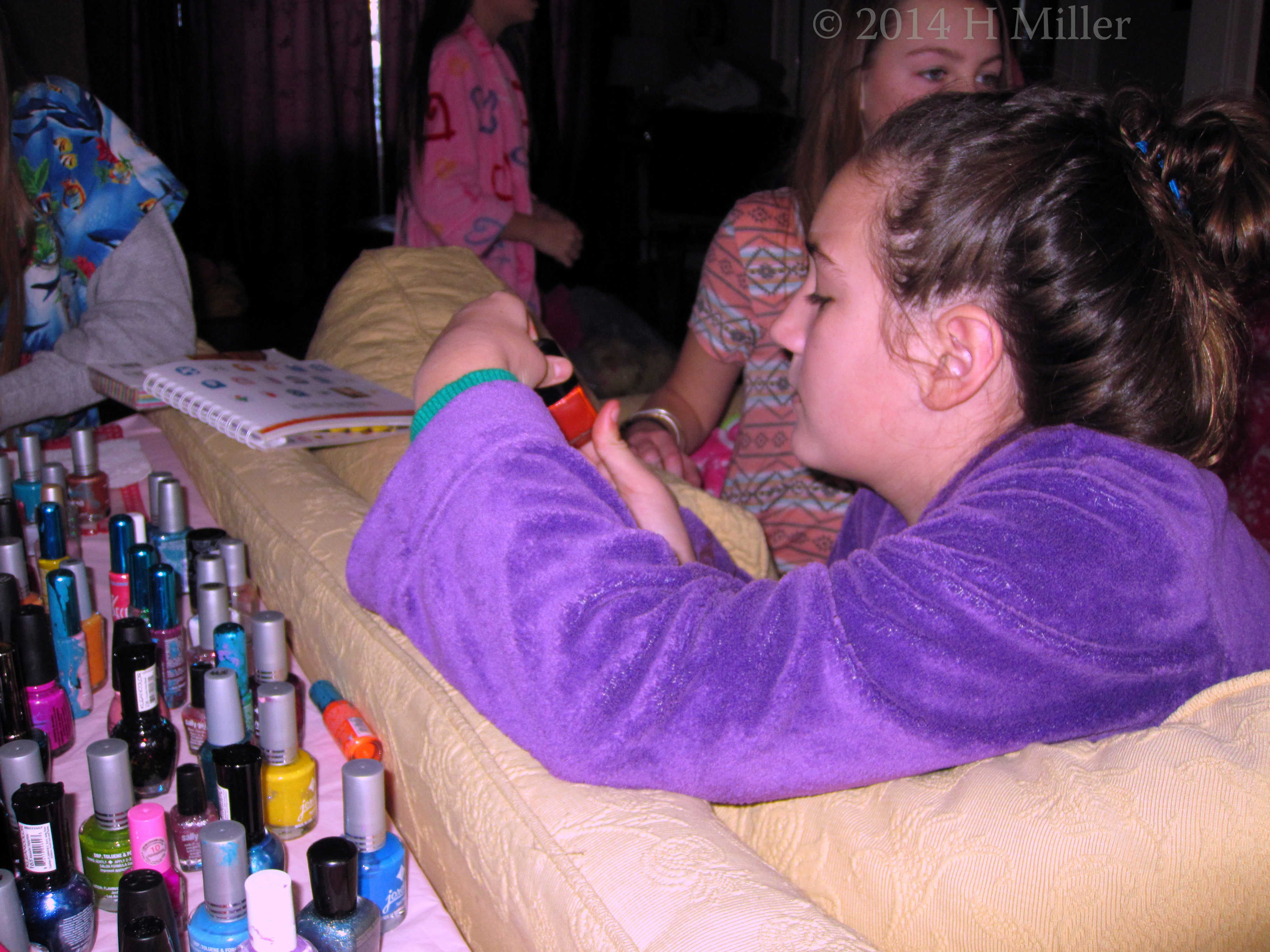 Girls Spa Party Nail Polish Selection Girls Spa Party Nail Polish Selection