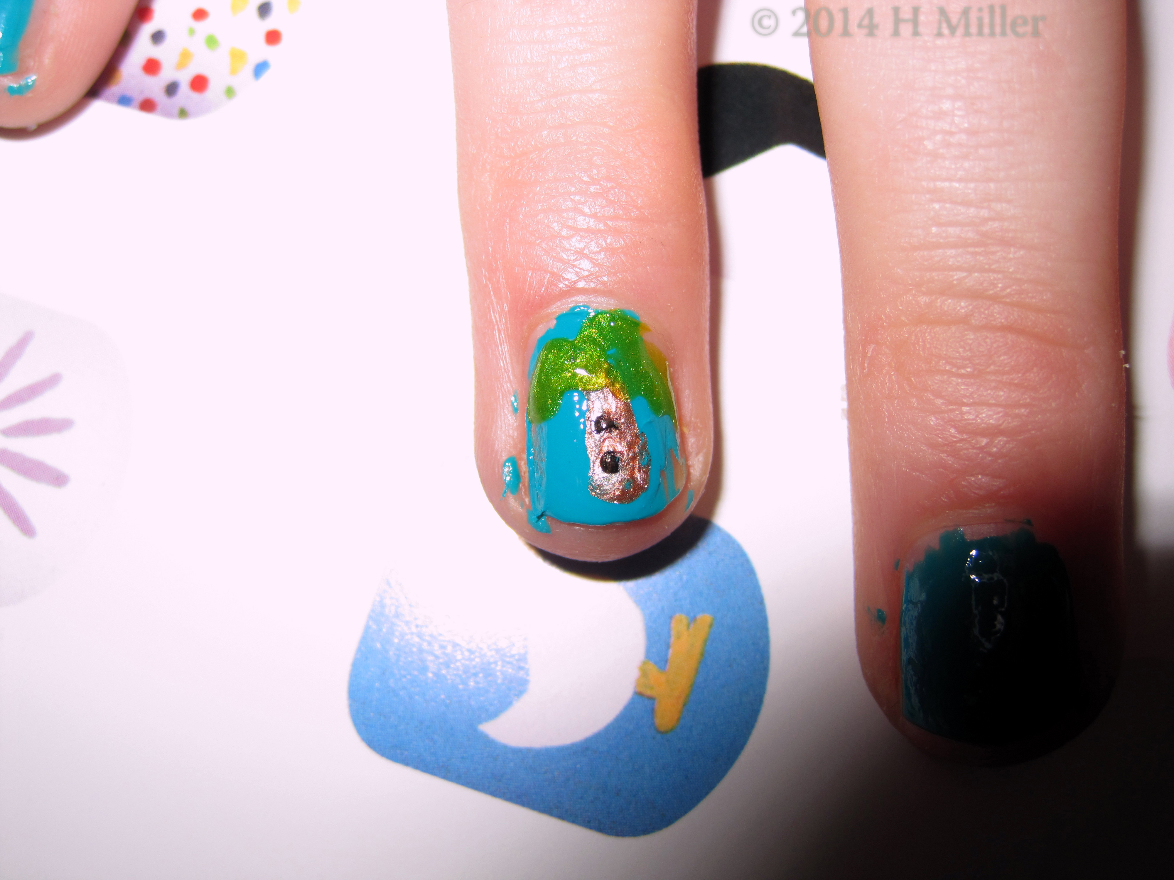 Aloha! Palm Tree Nail Art Aloha! Palm Tree Nail Art