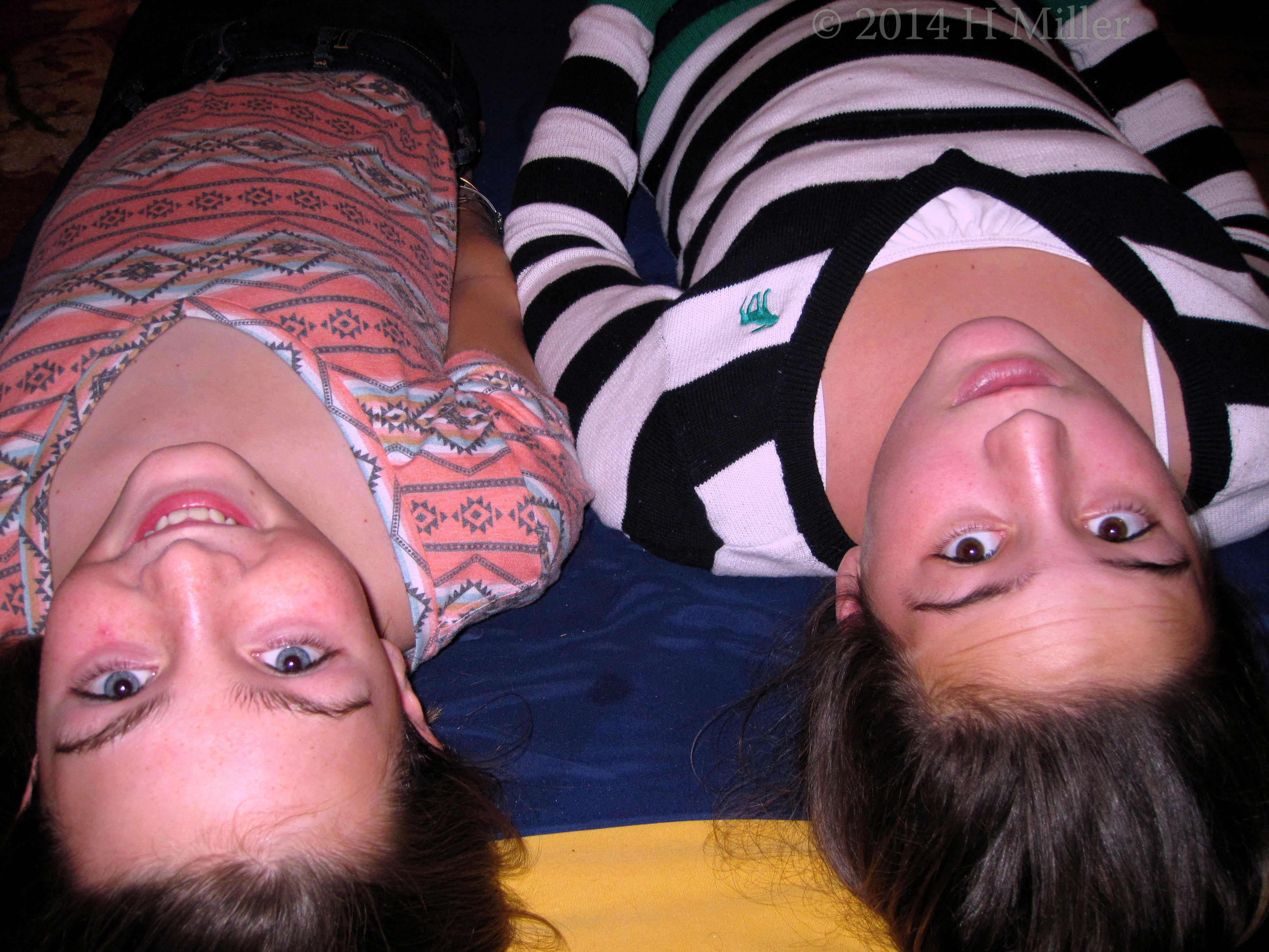 Facials Side By Side At Mara's Home Spa Party Facials Side By Side At Mara's Home Spa Party