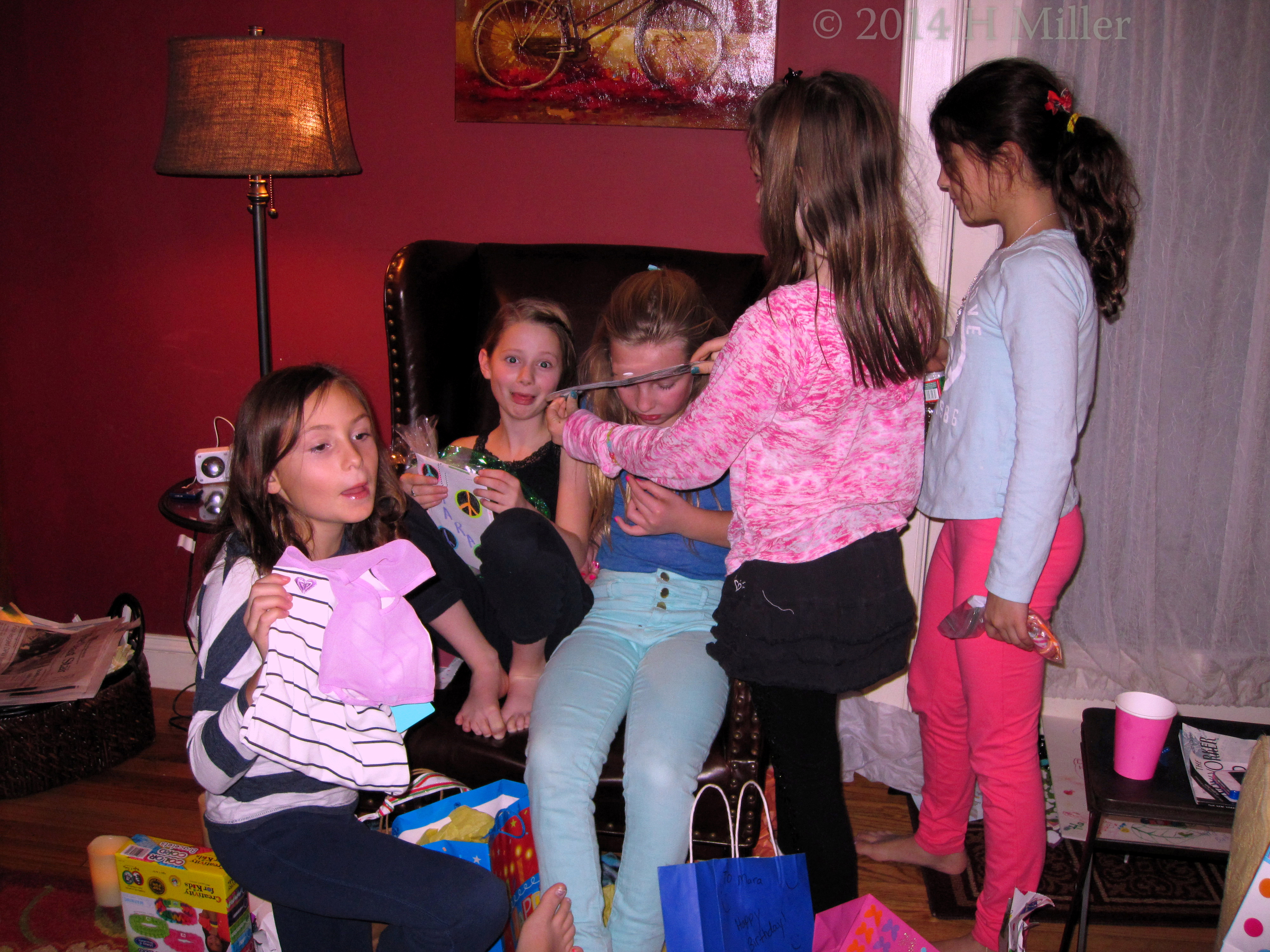 Mara Receiving Her Gifts From Guests Mara Receiving Her Gifts From Guests