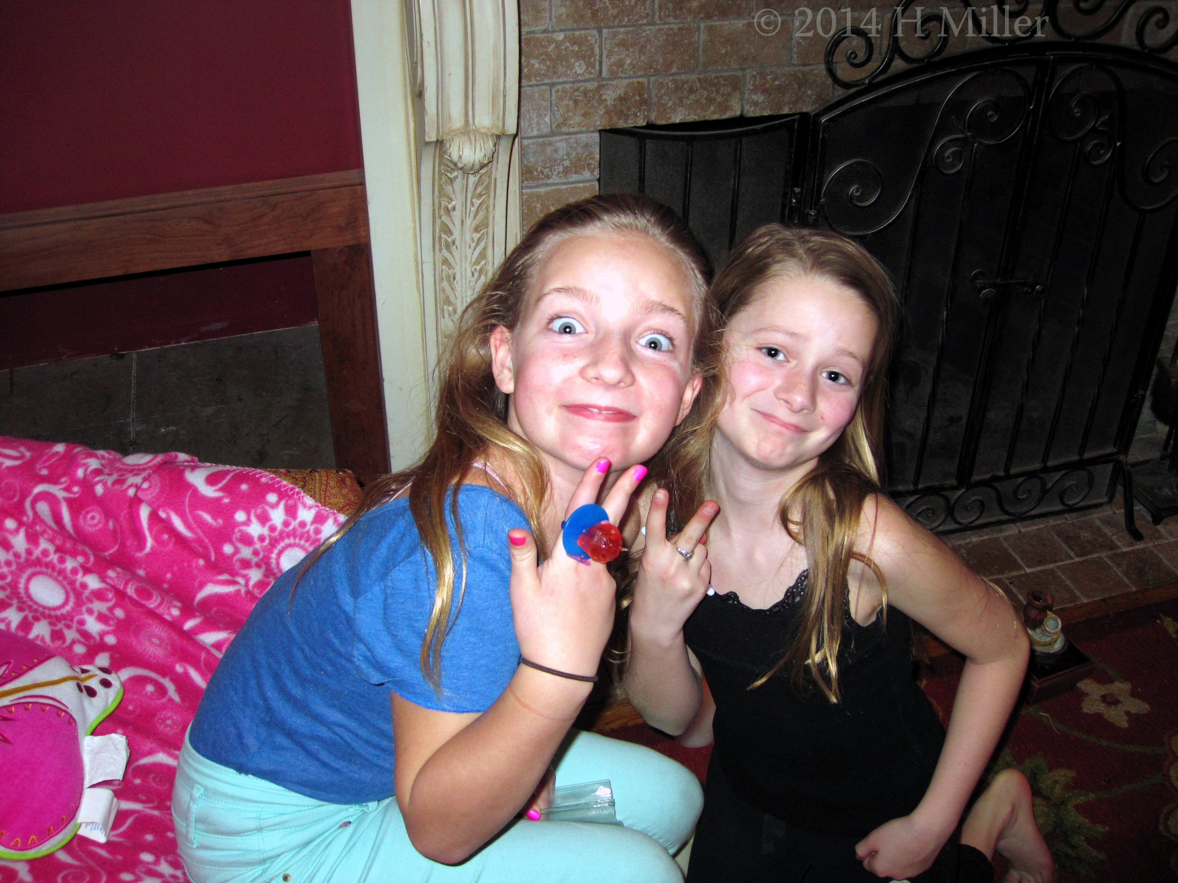 Mara The Birthday Girl And Her Friend Chloe Smiling For A Pic Mara The Birthday Girl And Her Friend Chloe Smiling For A Pic