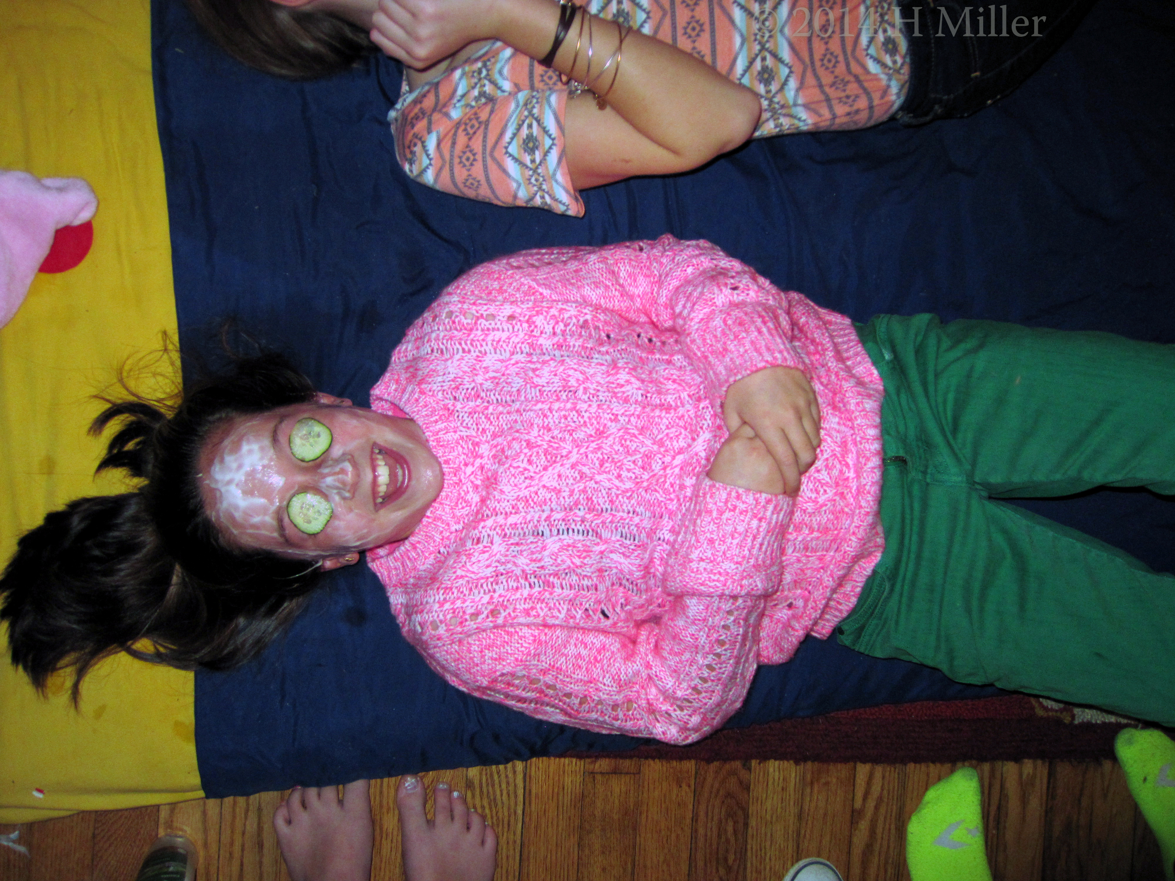 Spa Party Facial Time Laughs With Friends 