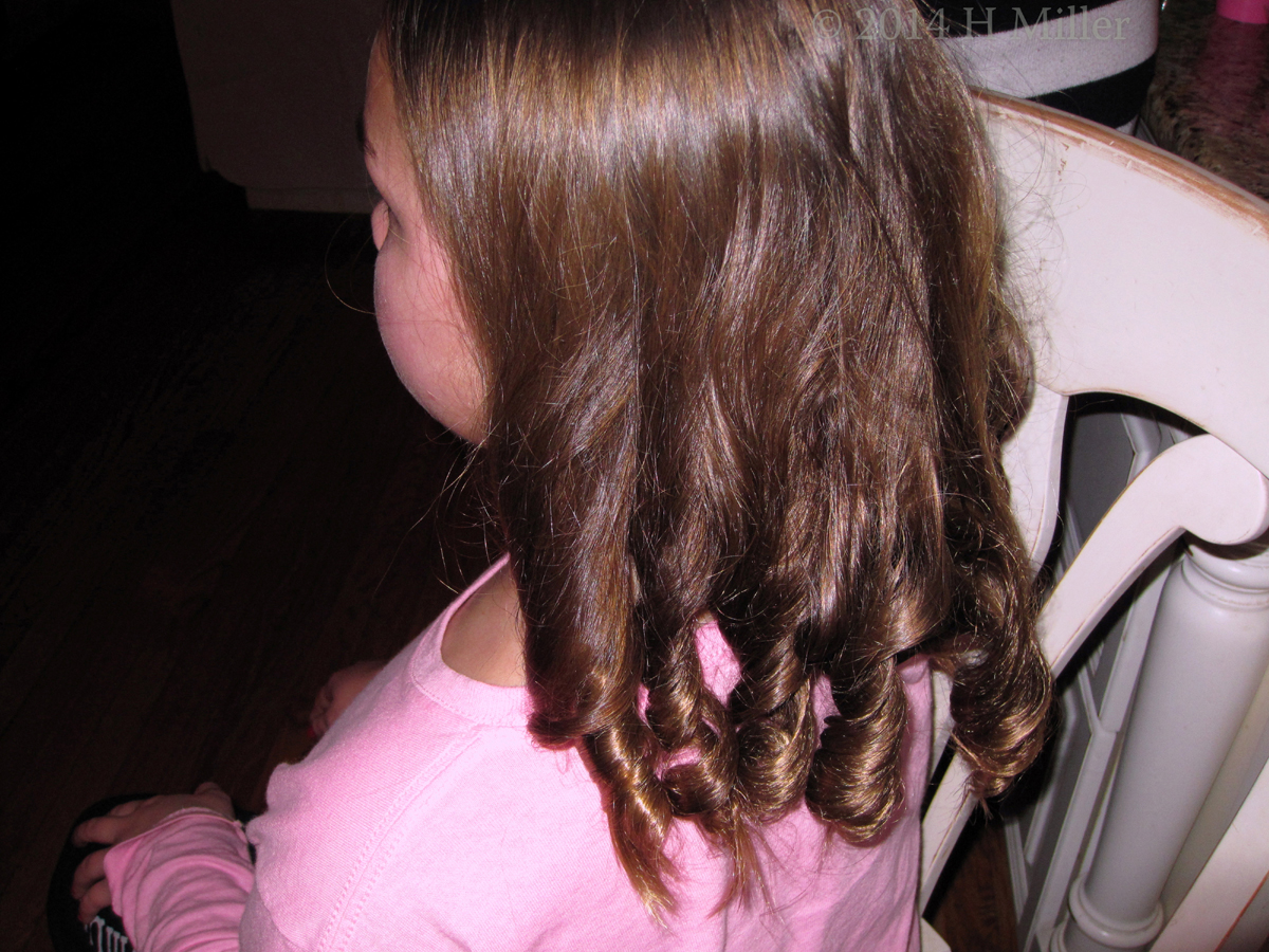 Cool Curls Done At Mara's Spa Birthday Party! Cool Curls Done At Mara's Spa Birthday Party!