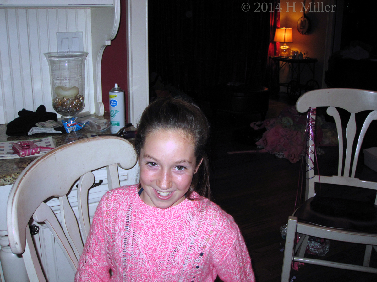 Hair Styled Front View Hair Styled Front View