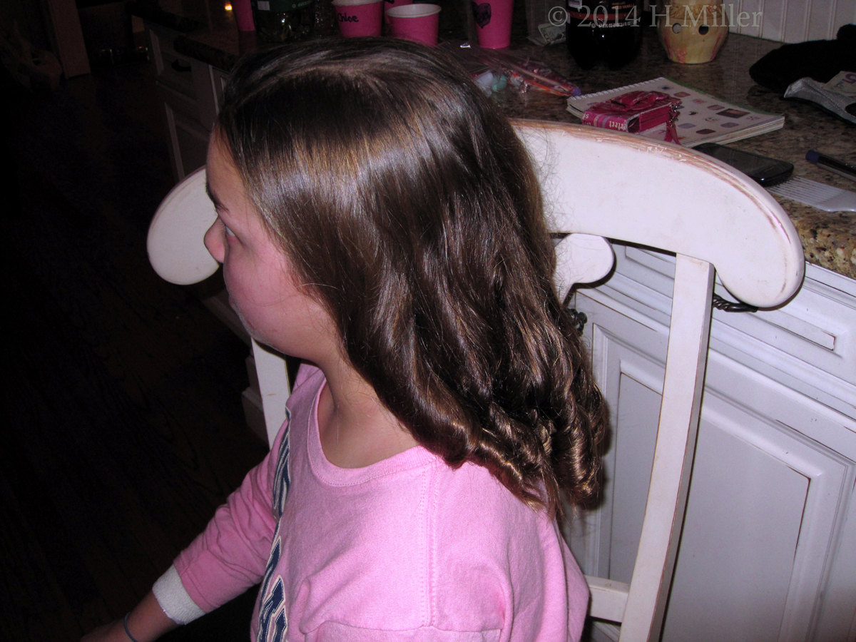 Mobile Kids Spa Party Hair Styling Curls! 