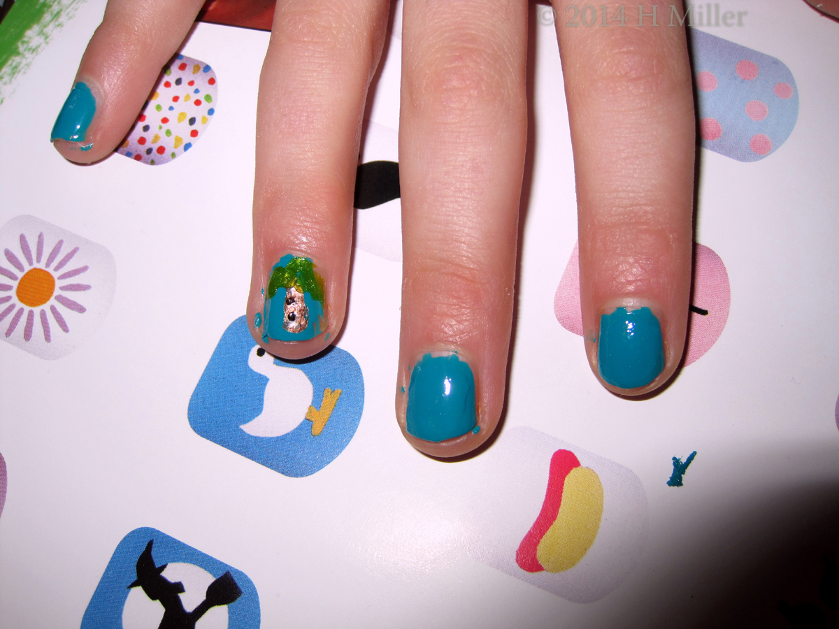Palm Tree Nail Art Palm Tree Nail Art