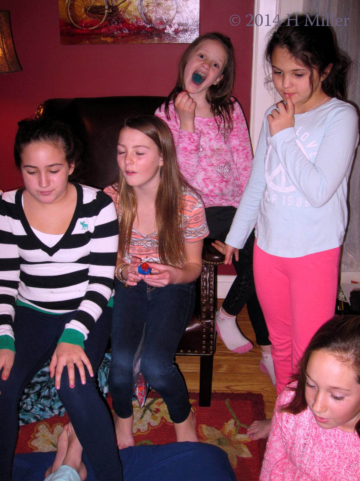 Spa Party Guests Chilling Out Spa Party Guests Chilling Out