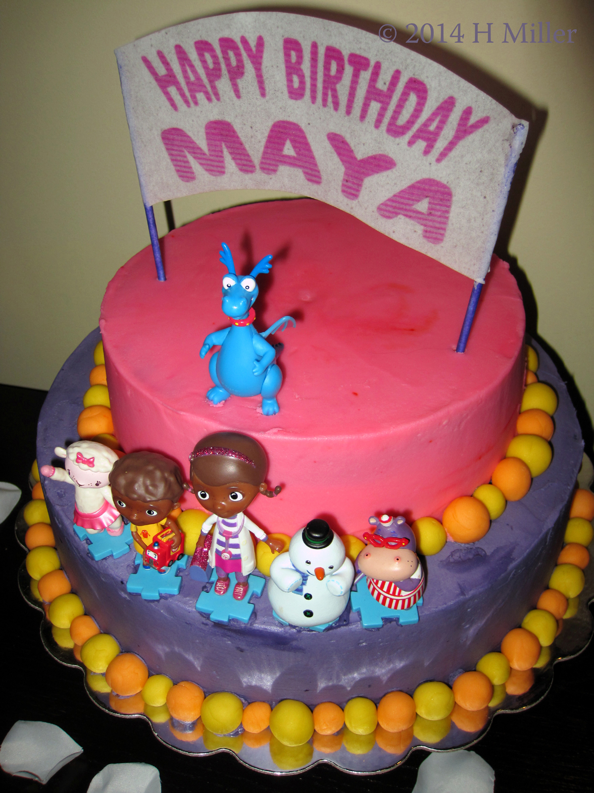 Doc McStuffins Cake For Maya! 4