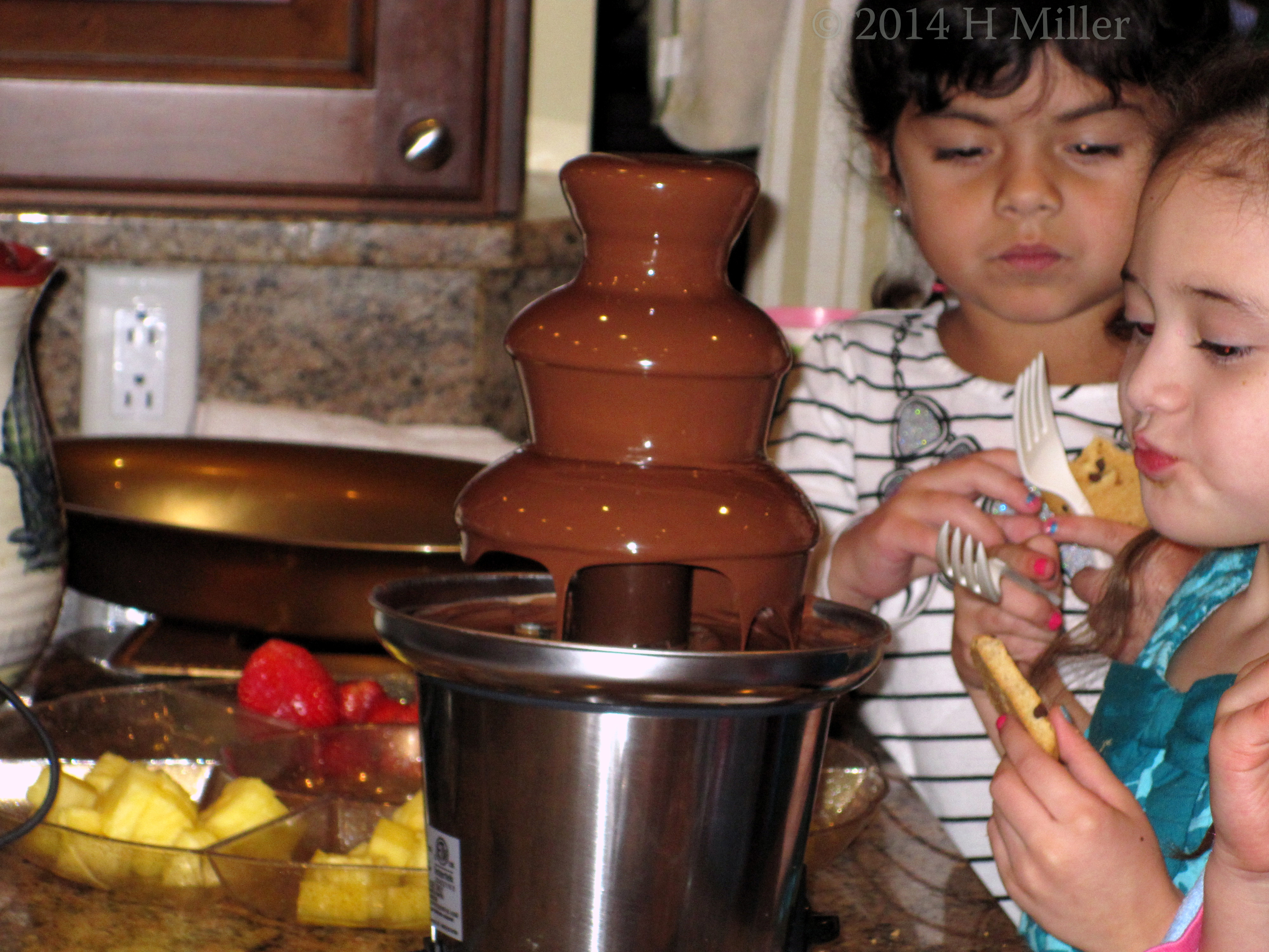 Maya And Guests Eating Some Chocolate Covered Goodies Maya And Guests Eating Some Chocolate Covered Goodies