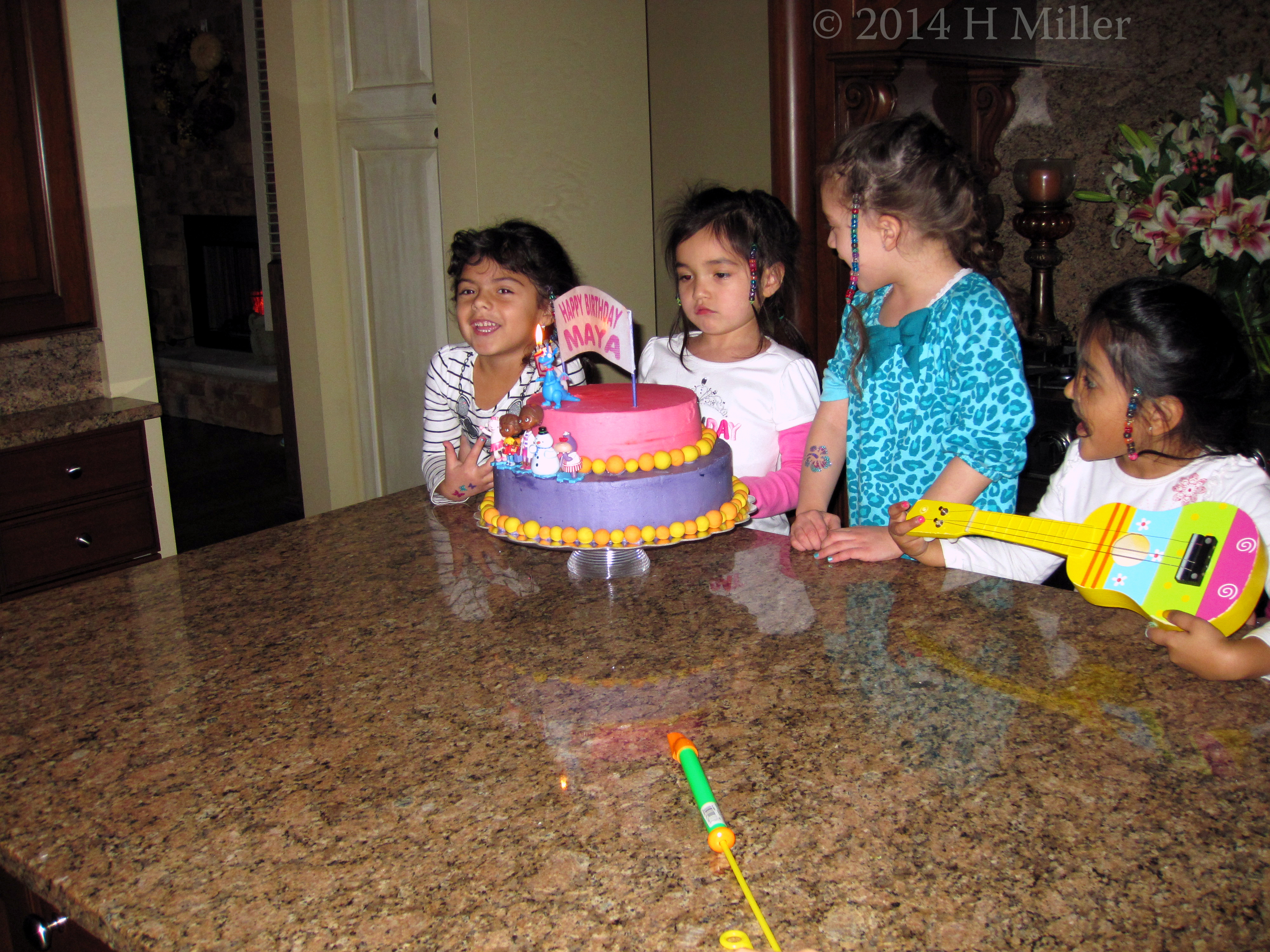 Maya Just Loves Her Spa Birthday Cake!! Maya Just Loves Her Spa Birthday Cake!!