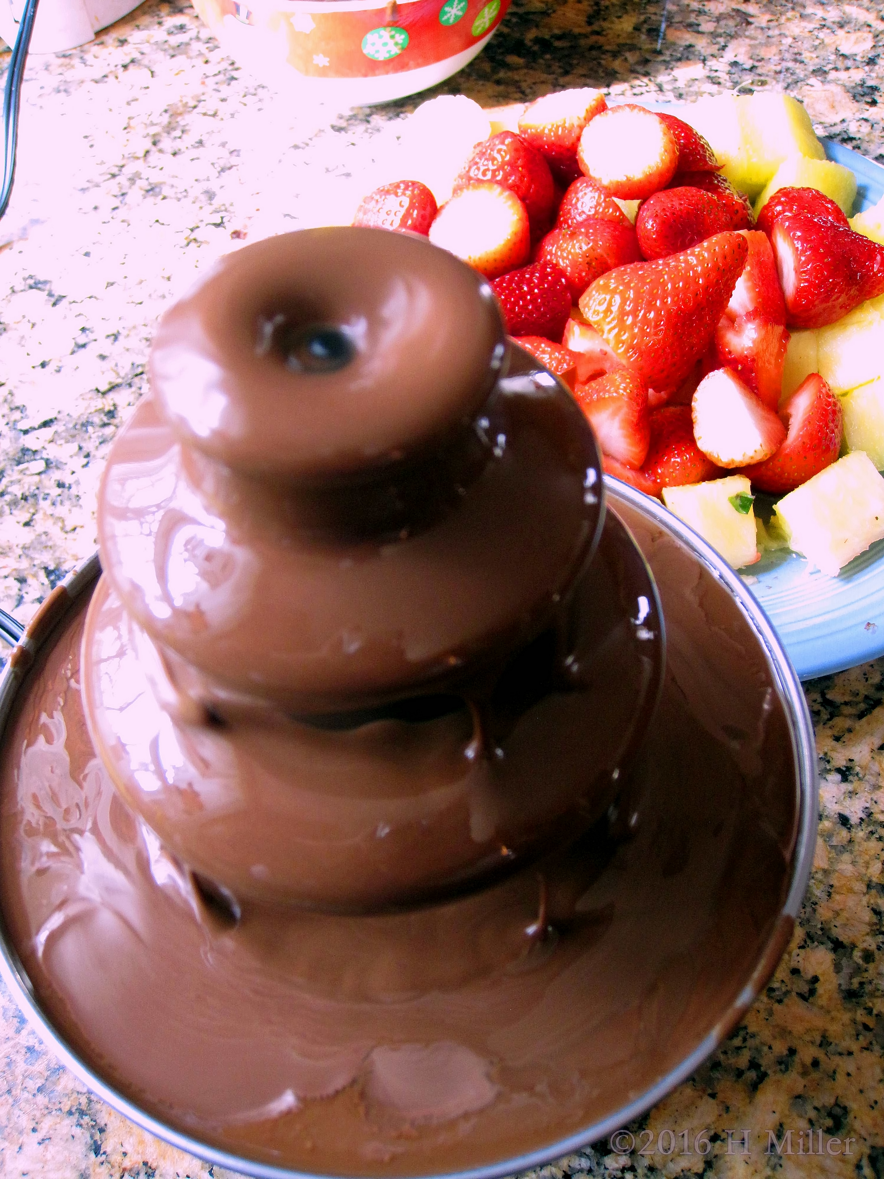 Delicious Chocolate Fondue Fountain. Delicious Chocolate Fondue Fountain.