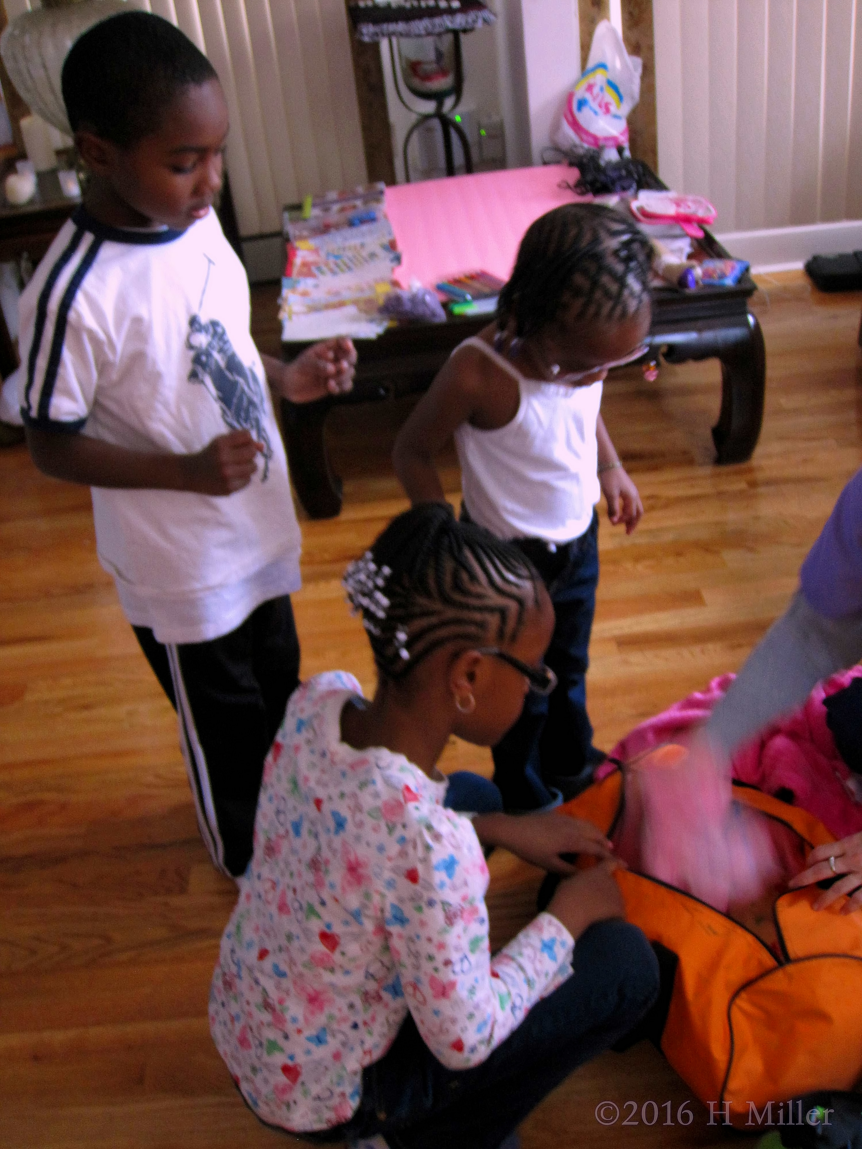 Getting Their Spa Robes Getting Their Spa Robes