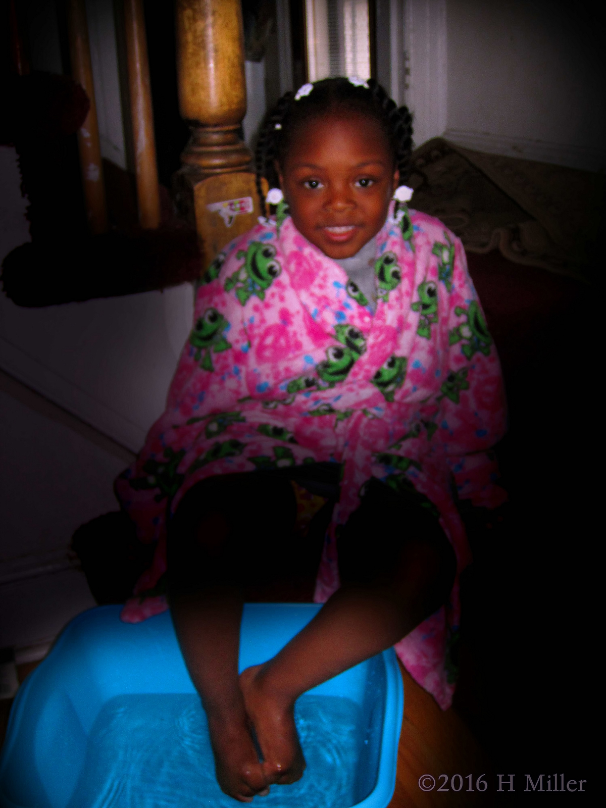 Smiling During Pedicures 