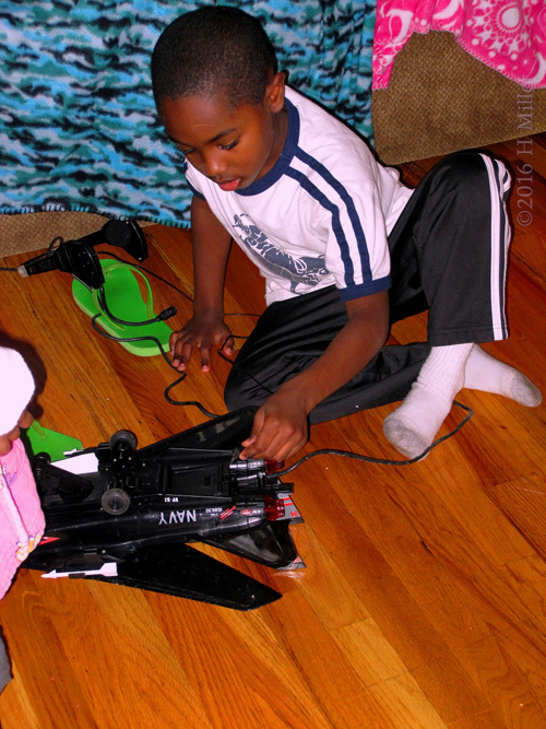 Playing During The Spa Party Playing During The Spa Party