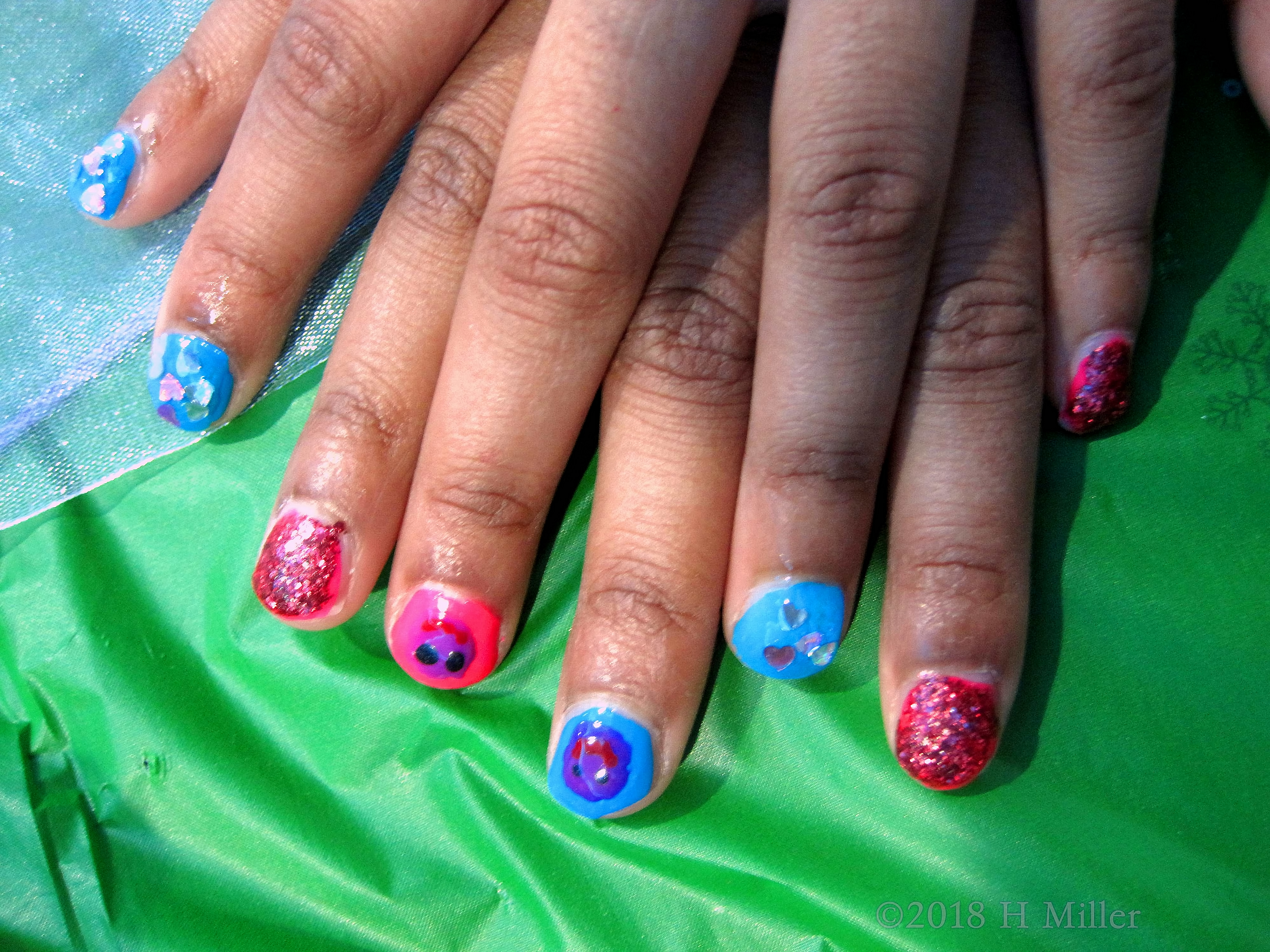 Check This Cool Kids Nail Art Out!