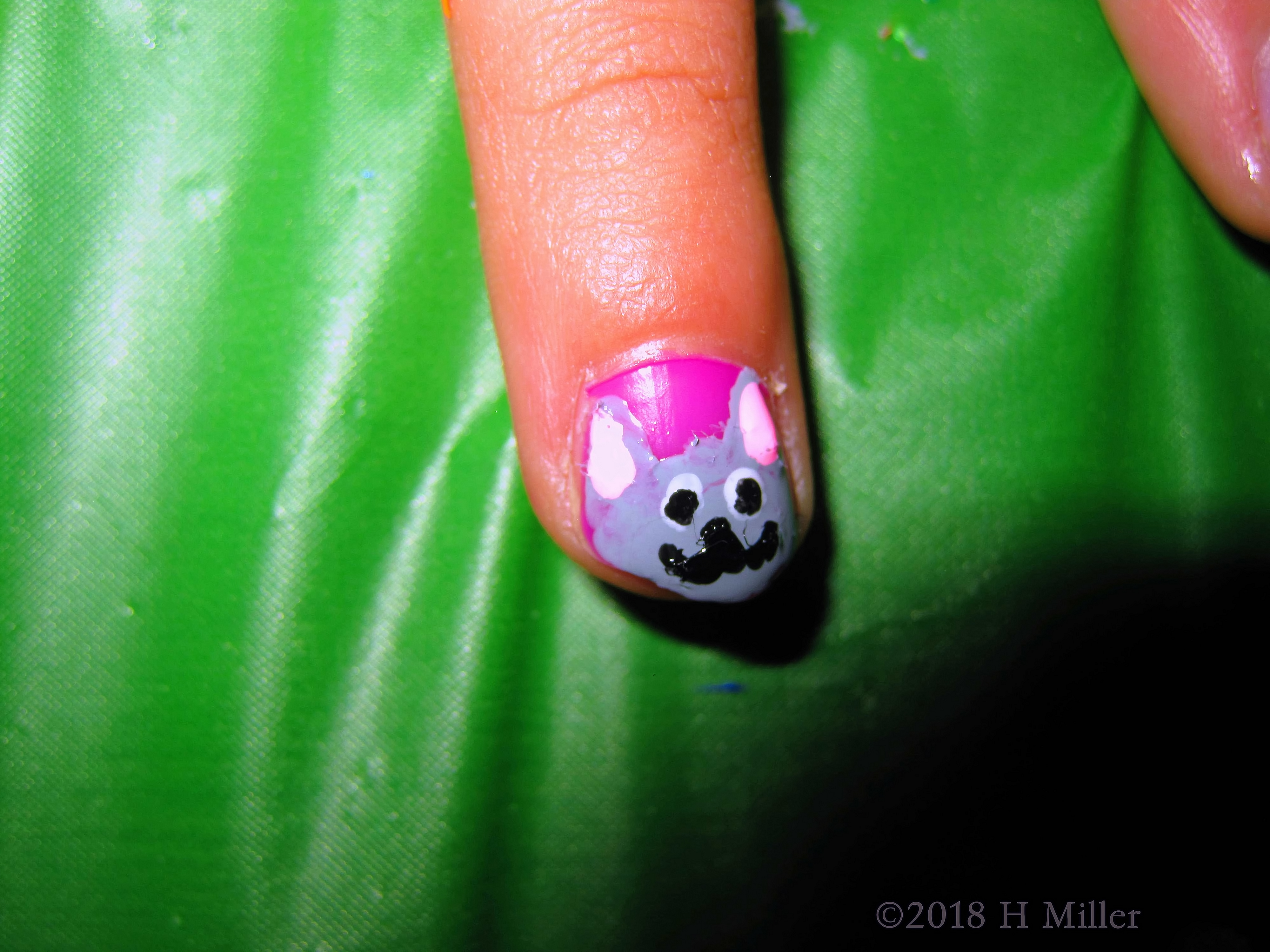 Cute Kitty Cat Kids Nail Art! Cute Kitty Cat Kids Nail Art!