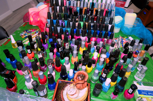 Nail Polish Collection At The Kids Nail Spa. Nail Polish Collection At The Kids Nail Spa.