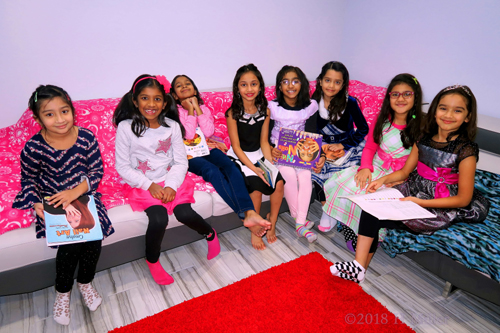 Party Guests Enjoy Lounging On Spa Throws Party Guests Enjoy Lounging On Spa Throws