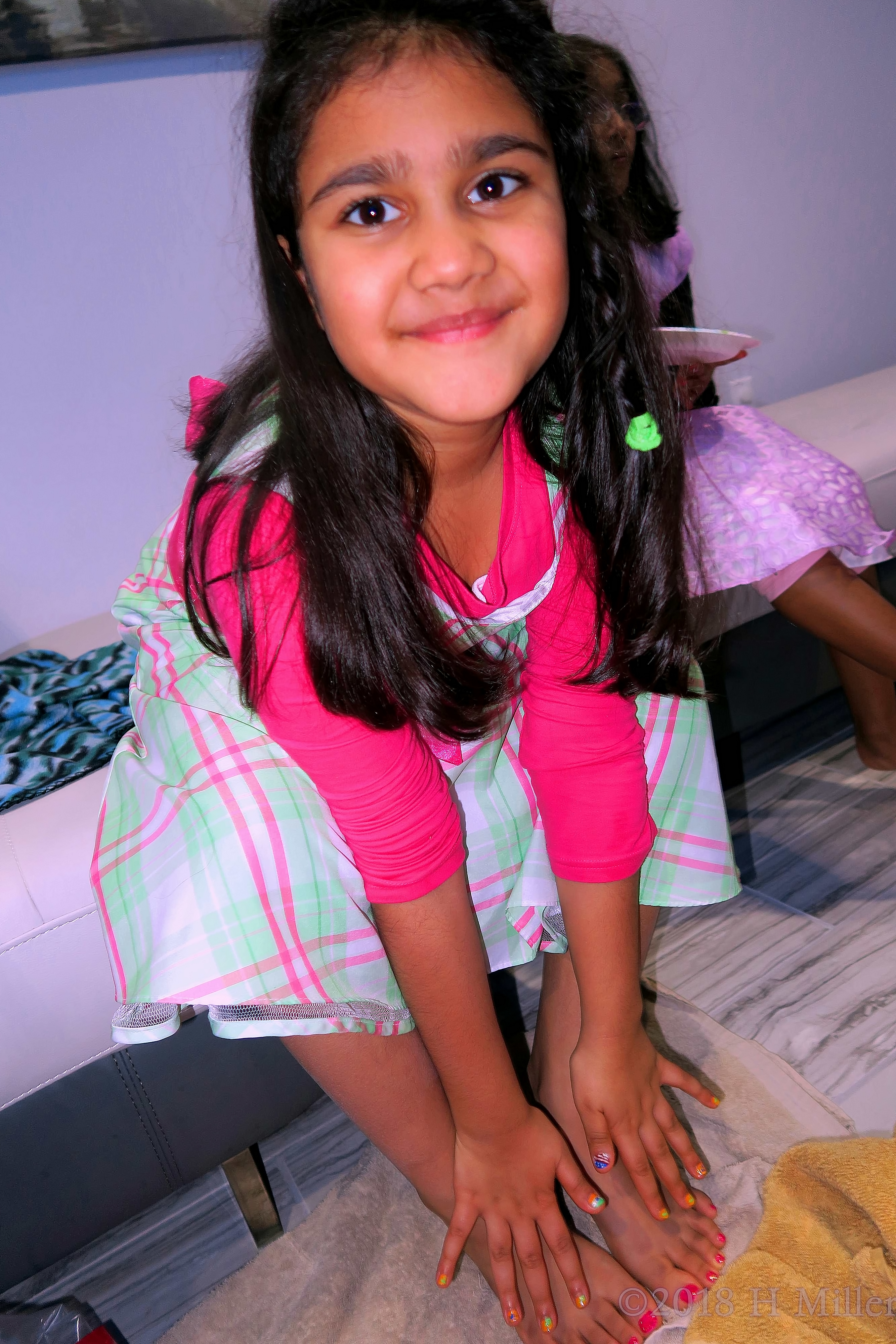 And....... She Loves Her Kids Mani And Pedi! And....... She Loves Her Kids Mani And Pedi!