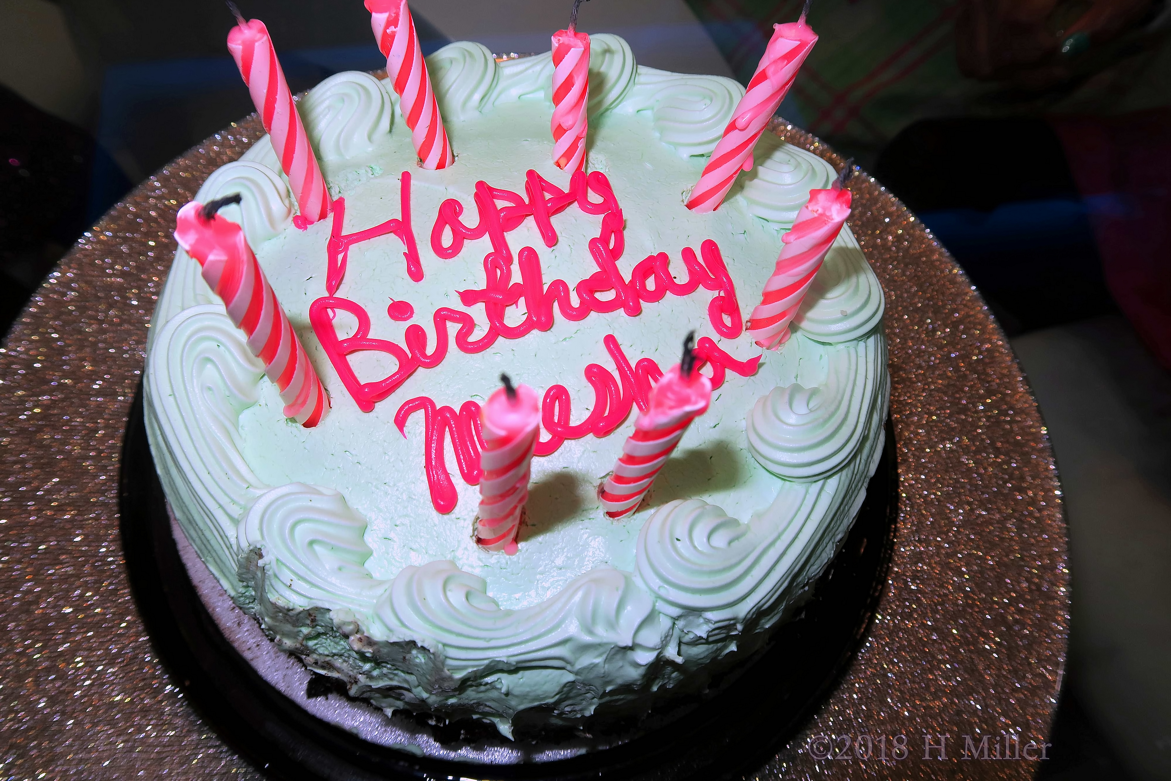 Close Up shot Of The Birthday Cake Close Up shot Of The Birthday Cake