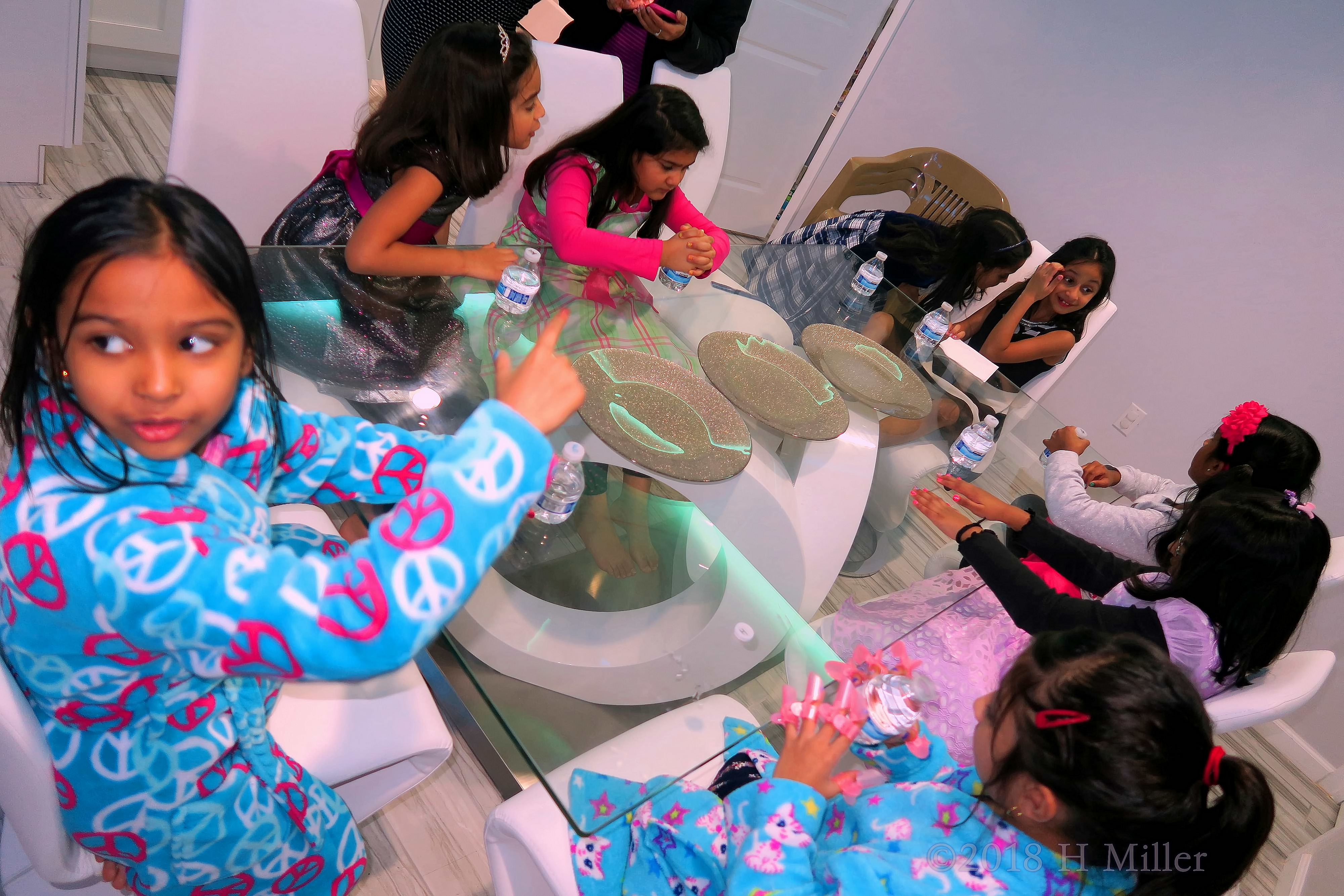 Meesha's Friends Enjoying Party Refreshments Meesha's Friends Enjoying Party Refreshments