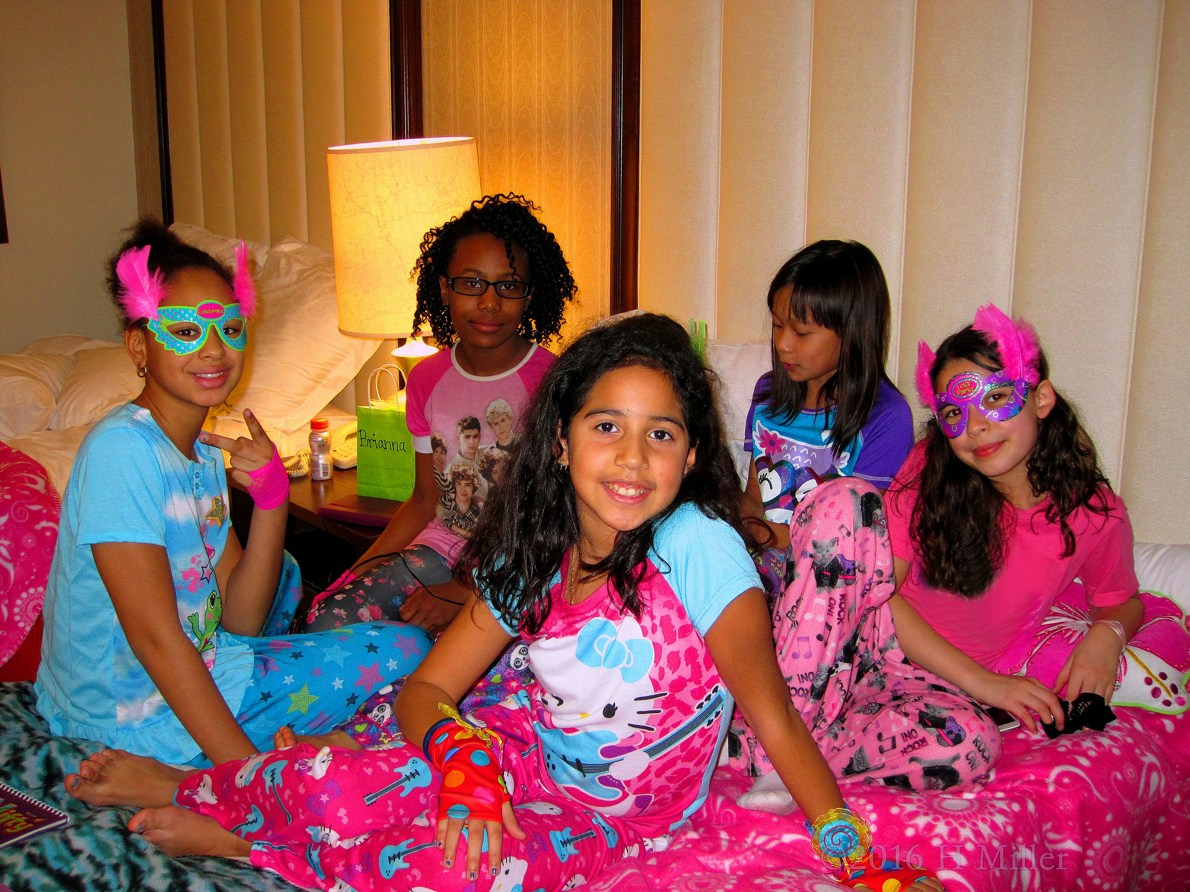 Everyone On The Bed Posing At The Hotel Spa Party! Everyone On The Bed Posing At The Hotel Spa Party!