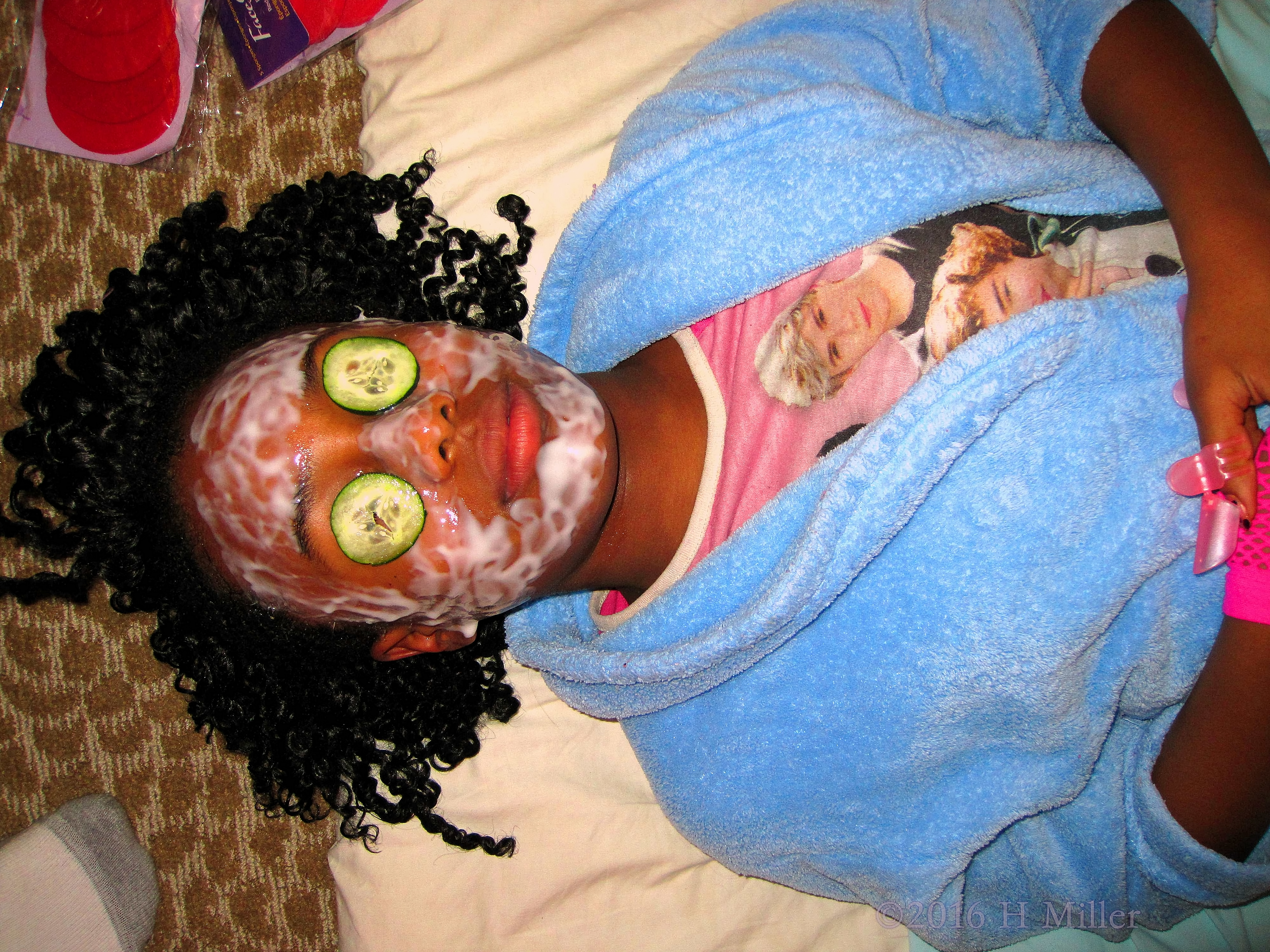 Spa Guest Gets A Kids Facial At The Party! Spa Guest Gets A Kids Facial At The Party!