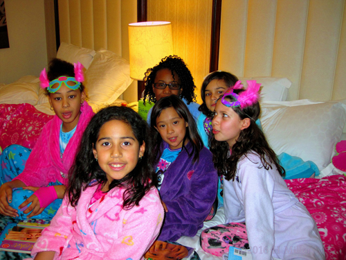 All The Spa Girls In Their Spa Robes All The Spa Girls In Their Spa Robes