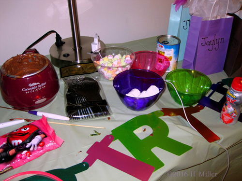 Chocolate Fondue Station At The Spa! Chocolate Fondue Station At The Spa!