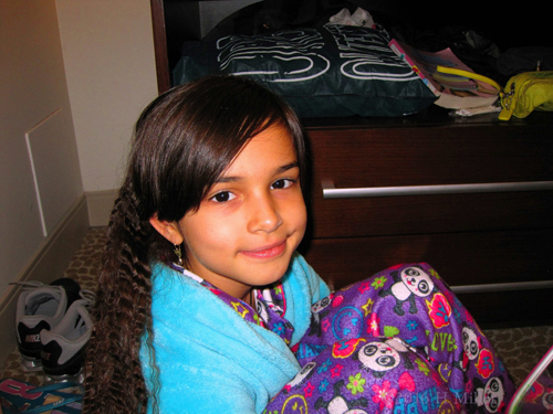 Crimped Hair And A Happy Smile At The Spa Party! Crimped Hair And A Happy Smile At The Spa Party!