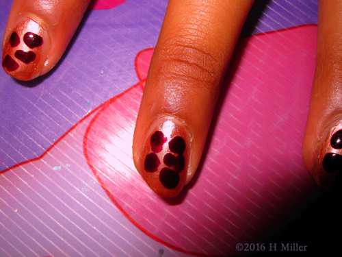 More Cow Spot Kids Manicure! More Cow Spot Kids Manicure!