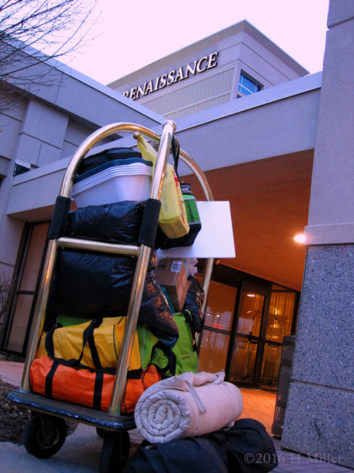 Spa Supplies Outside Of The Renaissance Hote Spa Supplies Outside Of The Renaissance Hote