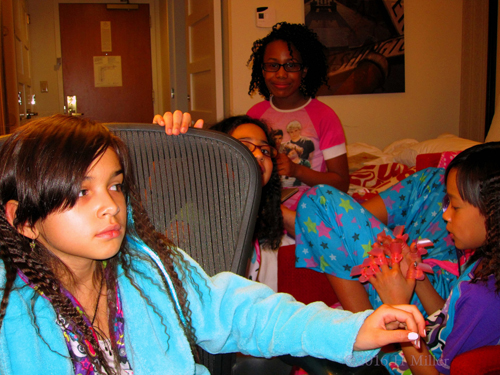 Four Friends Chilling Now At The Party! Four Friends Chilling Now At The Party!