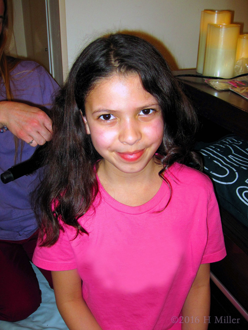 Getting Her Kids Hairstyle Done Getting Her Kids Hairstyle Done