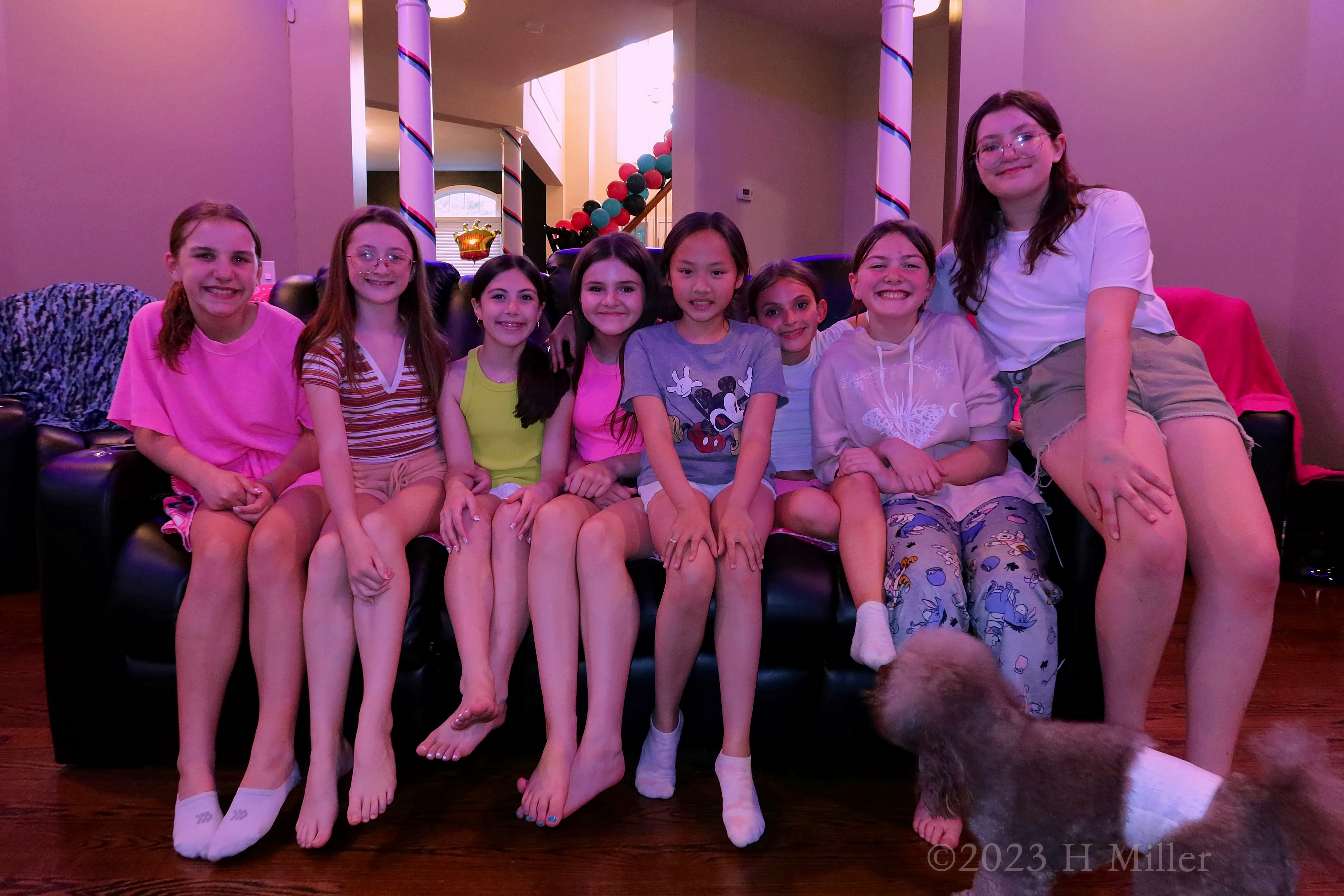 Milania's 11th Kids Spa Birthday Party 