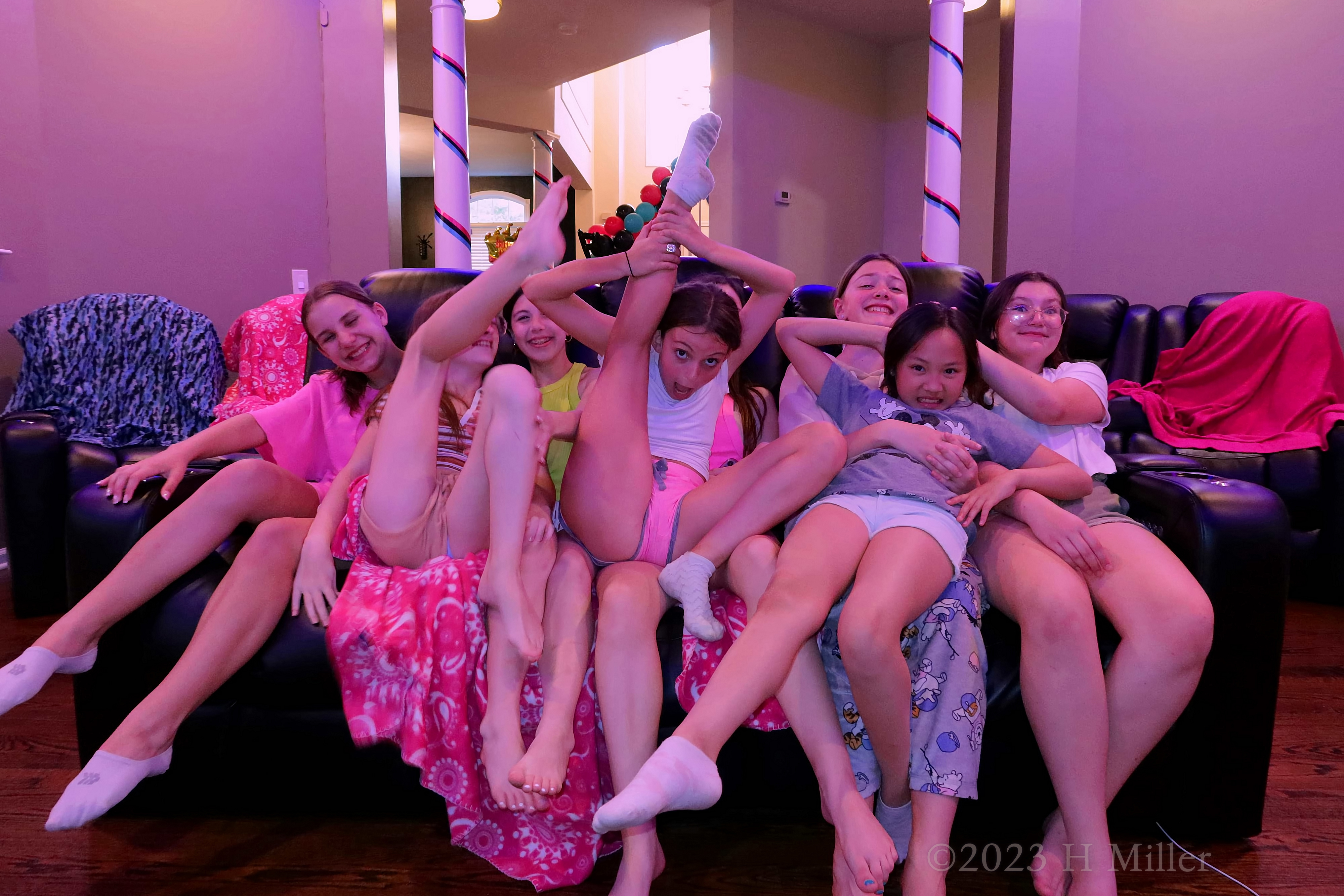 Milania's 11th Kids Spa Birthday Party 